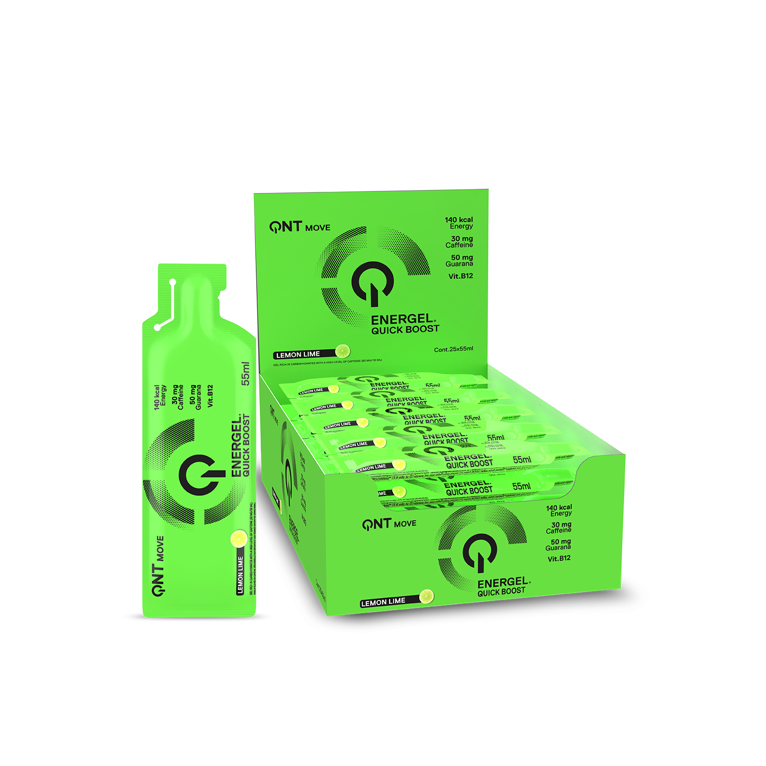 Energel Quick Boost Energy Gel | 25 x 55 ml - Afbeelding 2